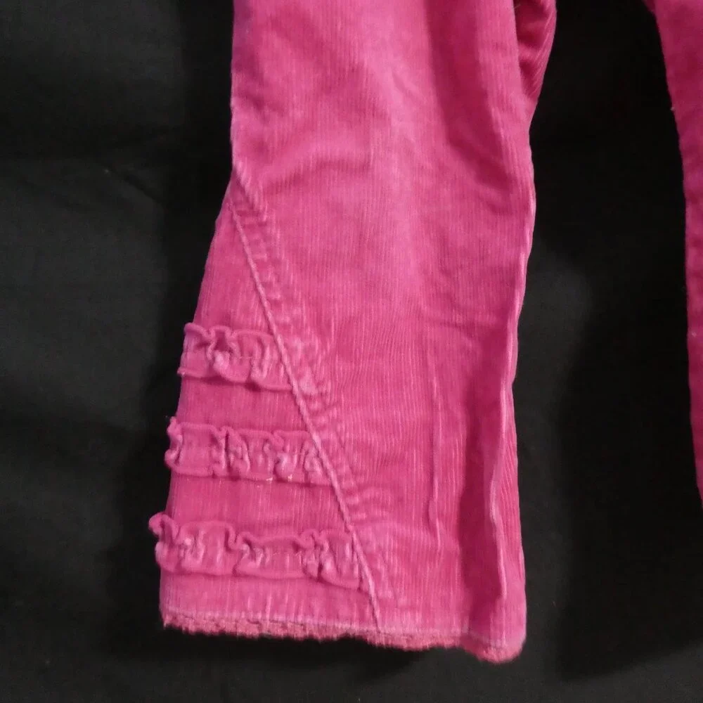 THE CHILDREN'S PLACE - Stretch | 24 months | Pink Corduroy Pants W/ Ruffles - Picture 7 of 16